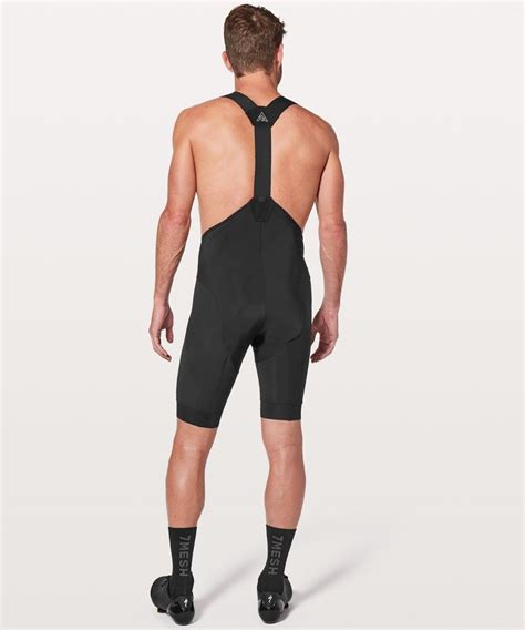 lululemon Men's 7Mesh Mk2 Bib-Short, Black, Size XL | Technical ...