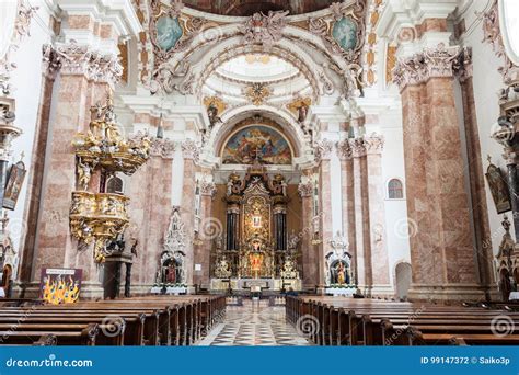 St. James Cathedral, Innsbruck Editorial Photography - Image of jakob ...