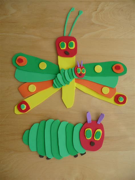 Canadian Hummingbirds: Idea for Parents: Eric Carle Caterpillar Crafts