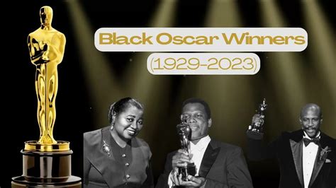 Best Black Actors who Won Oscars Awards - Complete List Here