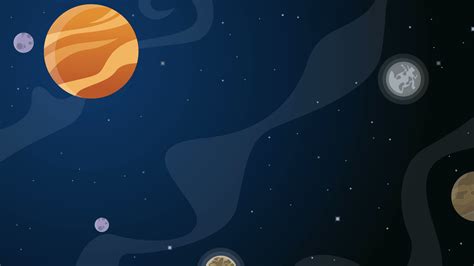 Free download Video Planet cartoon in space animation background ...