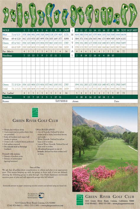 Green River Golf Club (Riverside), Corona, California - Golf course ...