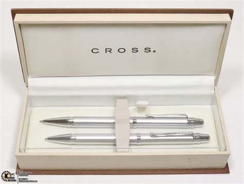 CROSS PEN / PENCIL SET - MANHATTAN SATIN CHROME