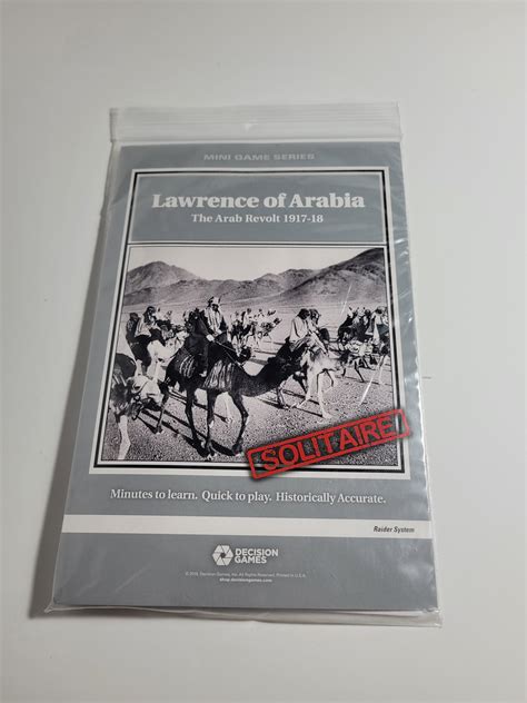 Lawrence of Arabia: The Arab Revolt 1917-18 – Strategist's Den Games