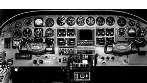 Cessna 402 Cockpit Layout