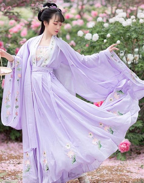 Traditional Chinese Tang Dynasty Princess Purple Hanfu Dress Ancient ...