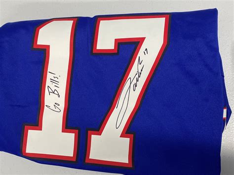 Josh Allen signed jersey | Raffle Creator