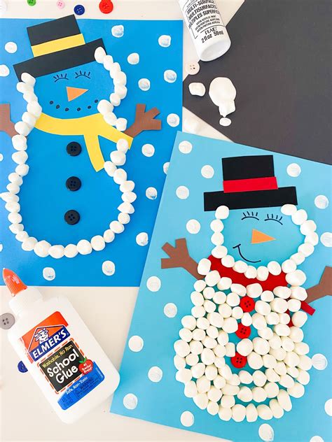 20 FUN Snowman Crafts for Preschoolers (2024) – ABCDee Learning