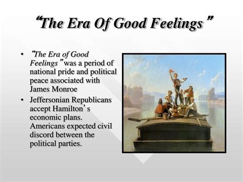 PPT - James Monroe and “ The Era of Good Feelings ” PowerPoint ...