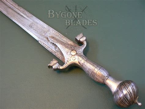 Afghan Pulwar. Early 19th Century. Rare Turbaned Pommel Sword | Bygone ...