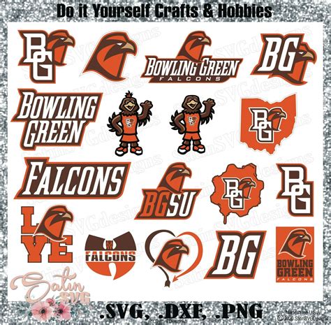 Bowling Green Falcons, Bowling Green University NEW Custom Designs. SVG ...