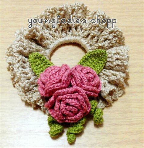 youngladieshome: Crochet Scrunchies 2