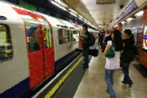 London Underground Digital Art by Sydney Alvares | Fine Art America