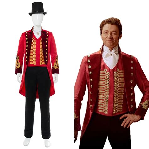 Movie The Greatest Showman Costume P.T. Barnum Uniform Cosplay Costume ...