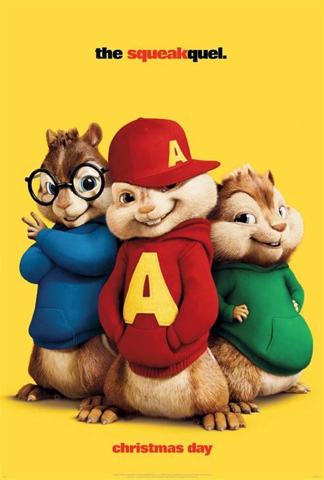 Yellow Movie Posters We Love | Alvin and the chipmunks, Chipmunks movie ...