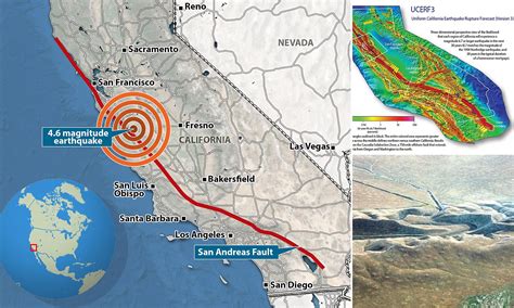 San Andreas Fault Map Earthquakes | Images and Photos finder