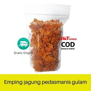 Jual cemilan emping pedas manis| emping pedas | jajanan pedas | makanan ...