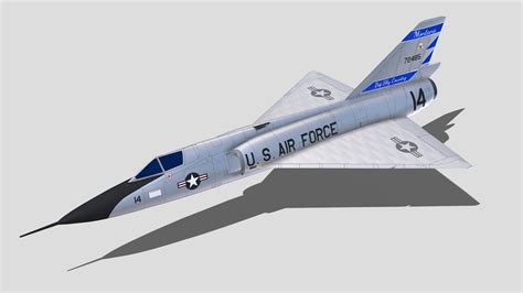 Convair F-106A Delta Dart - 3D model by deathlocus [d11f75c] - Sketchfab