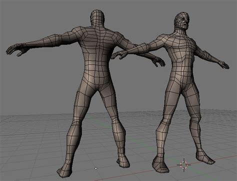 Free Human Model (Rigged/animated!/UV'd) - Game Engine Resources ...