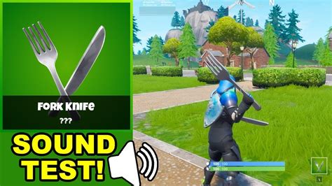 *NEW* FORK KNIFE PICKAXE Gameplay in Fortnite! | Fork Knife sound ...