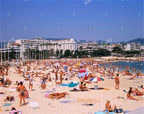 The Beach in Cannes in the South Of France in Summer | South of france ...