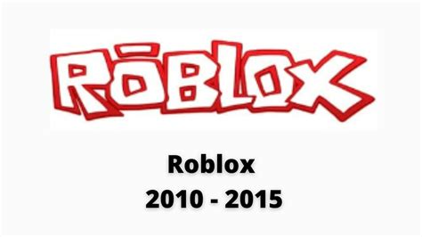 Roblox Logo Evolution - YouTube