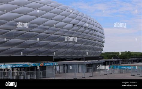 Famous Allianz Arena stadium in Munich - Home of famous soccer club FC ...