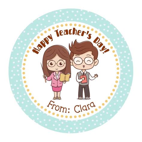 Cute Teacher Stickers - TweetPaperie