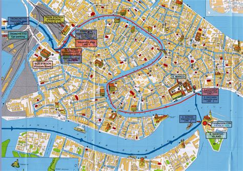 Venice Attractions Map Pdf - Free Printable Tourist Map Venice inside ...