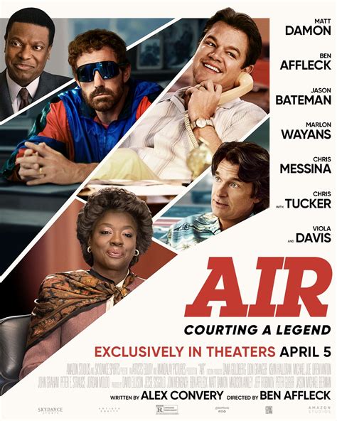 'Air' Poster Shows Off the Film's Star-Studded Cast