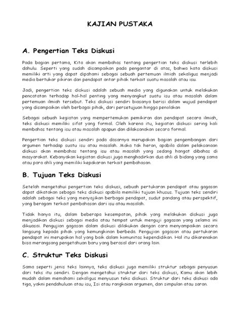 Teks Diskusi | PDF