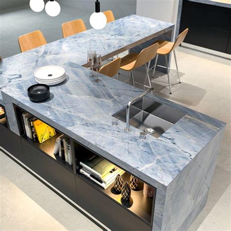 Ijen Blue Quartzite by Allure Natural Stone - Modern - Kitchen - Dallas ...