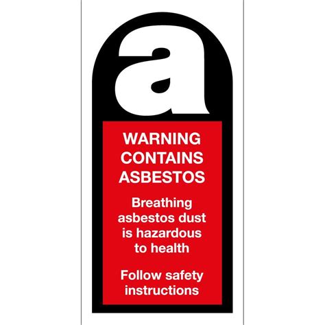 Asbestos Warning Sign Printable