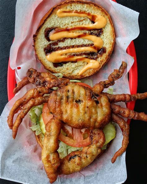 fried soft shell crab sandwich