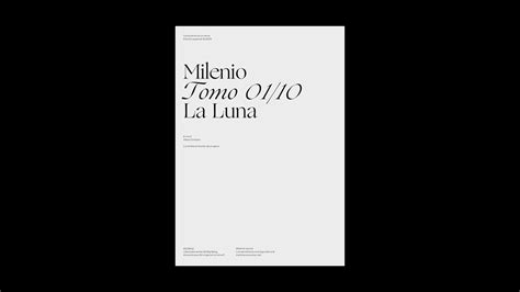 Milenio :: Behance