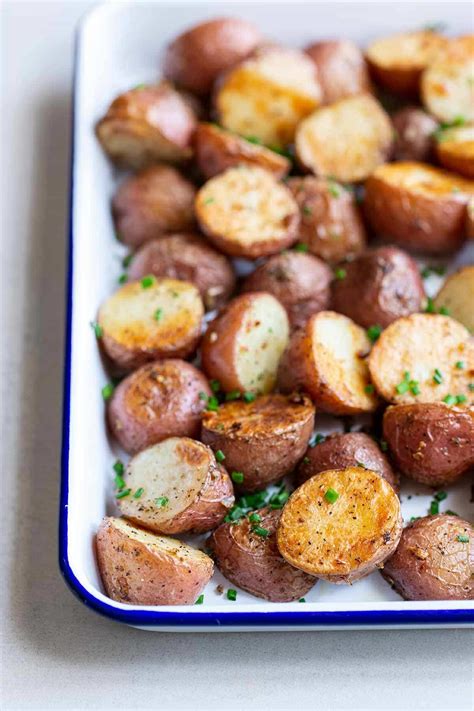 Crispy Oven-Roasted Potatoes Recipe {EASY!} - Savory Simple