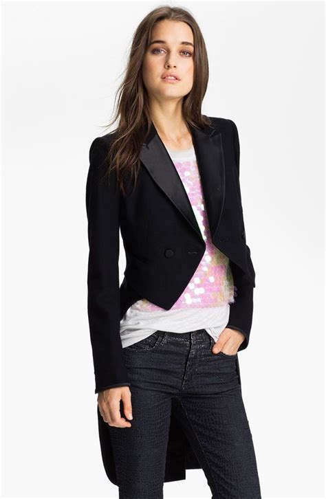 Juicy Couture Convertible Tuxedo Tail Jacket | Nordstrom | Tuxedo women ...