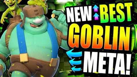 NEW GOBLIN GIANT DECK DESTROYS!! EASY LADDER WINS!! Clash Royale Goblin ...