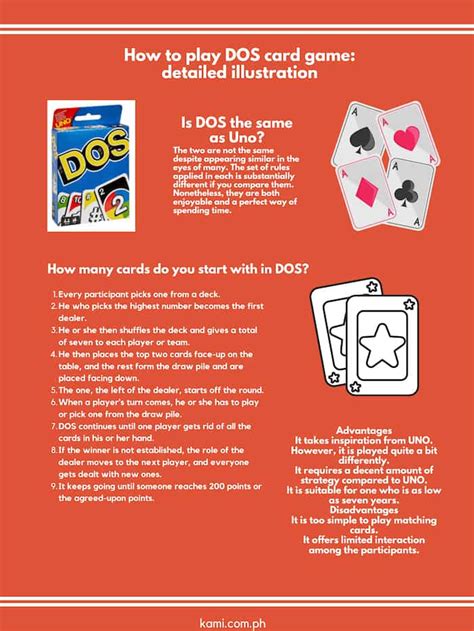 How to play DOS card game: detailed illustration