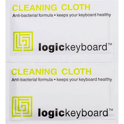 Logickeyboard Anti-Bacterial Keyboard Cleaning Wipes LC-16A-20