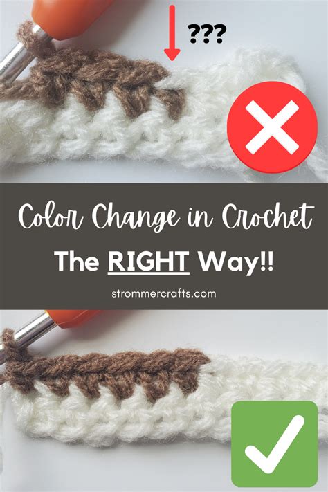 How to Change Color in Crochet the Right Way