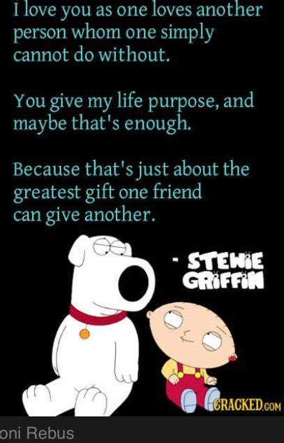 Stewie Griffin quote from Family Guy | Stewie griffin quotes, Profound ...