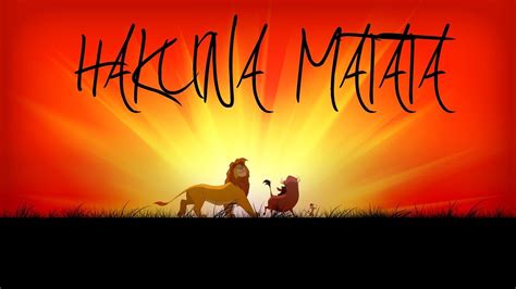 Lion King Hakuna Matata Wallpapers - Wallpaper Cave