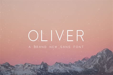 Oliver Font (58639) | Regular | Font Bundles