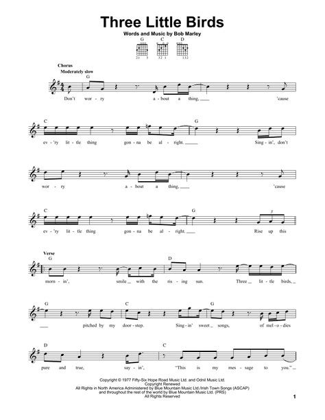 Three Little Birds | Sheet Music Direct