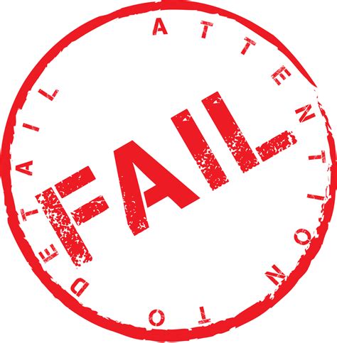 Epic Fail Stamp Transparent Background | PNG Mart