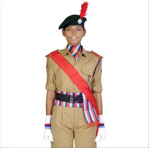 Khaki Unisex Ncc Uniform And Accessories at Rs 900/set in Bikaner | ID ...