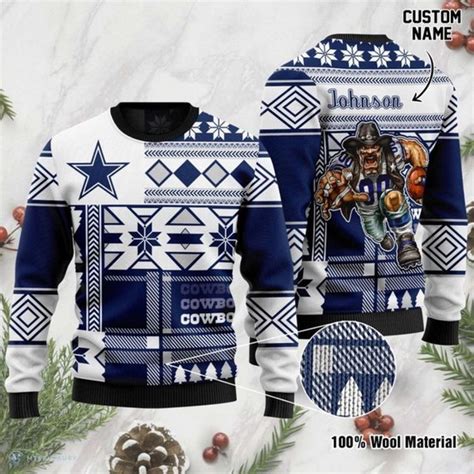 NFL Dallas Cowboys Unisex Christmas Ugly Sweater - REVER LAVIE