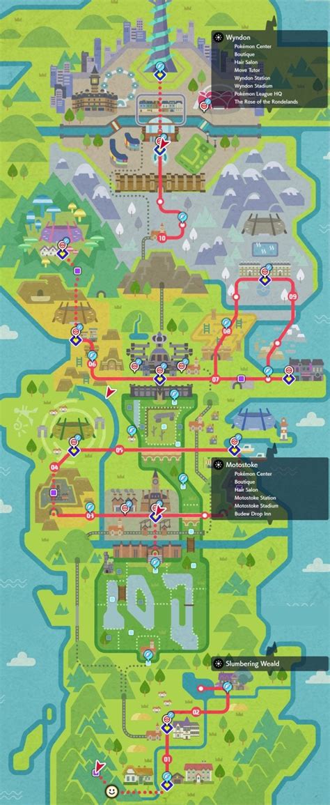 Full Galar Region Map [SPOILERS] : pokemon