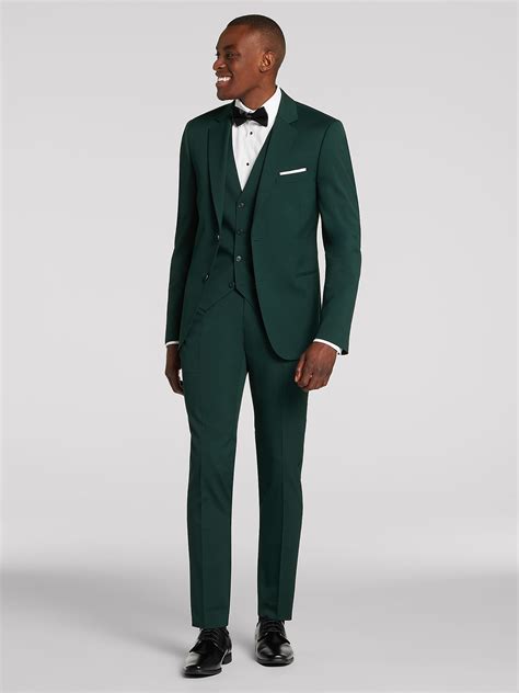 Awearness Kenneth Cole Performance Wool Green Suit